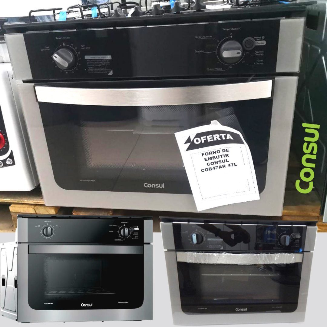 Forno Elétrico de Embutir Consul com Timer – com Dourador COB47AR na Magazine Luiza
