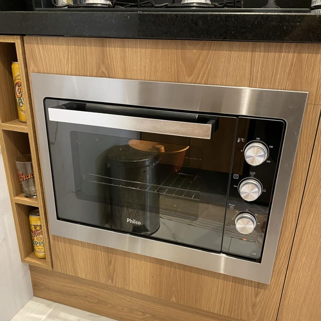 Forno Elétrico de Embutir Philco PFE47E Esmaltado Dupla Resistência 47L na Amazon