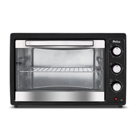 Forno Elétrico Philco 38 Litros Preto/Inox PFE44PI - 127 Volts na MadeiraMadeira
