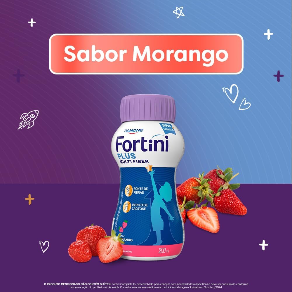Fortini Mf Morango Danone Nutricia 200ml na Amazon