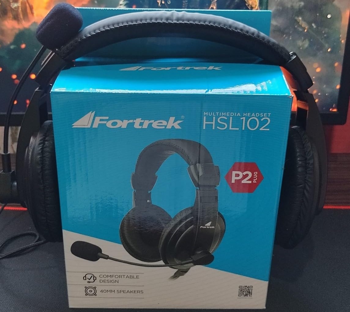 Fortrek HSL-102 – Fone Multimídia, P2 Plug, Preto na Amazon
