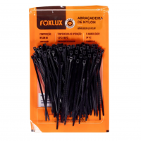 Foxlux Abraçadeiras Nylon 100x2.5 Preta - Pacote Com 100 Unidades na Amazon Foxlux Abraçadeiras Nylon 100x2.5 Preta - Pacote Com 100 Unidades na Amazon