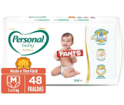 Fralda Baby Personal Premium Pants M, 48 Unidades na Amazon
