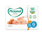 Fralda Baby Personal – Premium Protection Grande – 30 unidades na Amazon