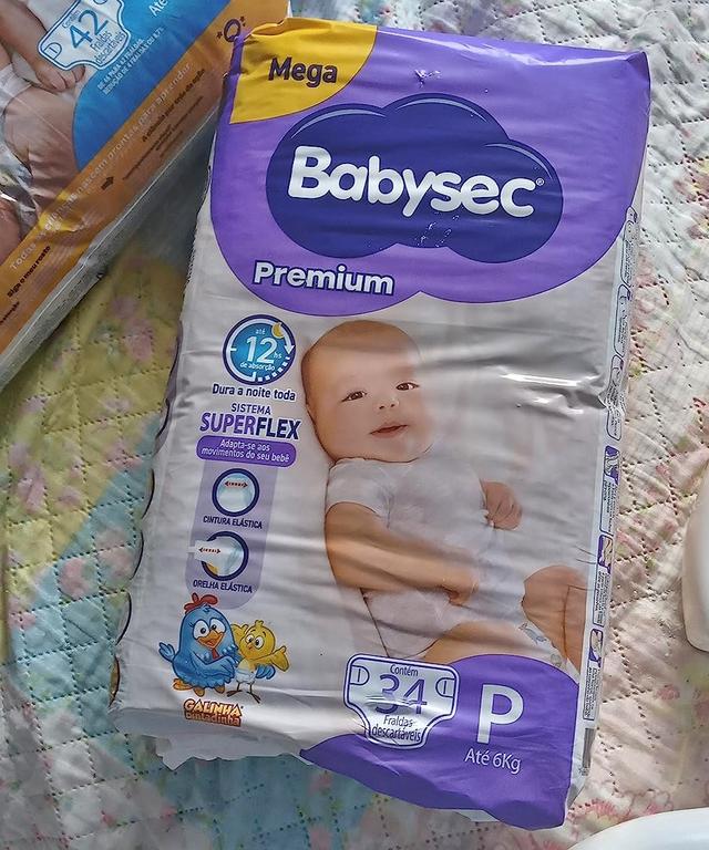 Fralda Babysec Galinha Pintadinha Premium P 34 Unidades na Amazon