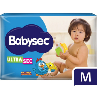 Fralda Babysec Galinha Pintadinha Ultrasec M 26 Unidades na Americanas