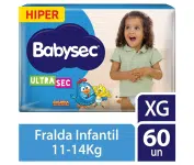Fralda Babysec Ultrasec Galinha Pintadinha, Azul, XG, 60 unidades na Amazon