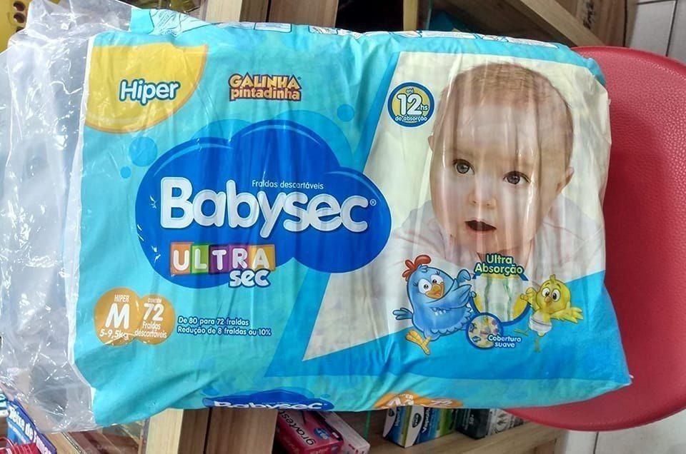 Fralda Babysec Ultrasec Galinha Pintadinha Tam. M – 5 a 9,5kg 72 Unidades na Magazine Luiza