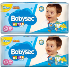 Fralda Babysec UltraSec Galinha Pintadinha XG - 120 Unidades na Casas Bahia