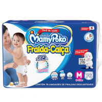 Fralda Calça MamyPoko Super Tam. M - 6 A 10kg 76 Unidades na Magazine Luiza
