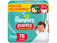 Fralda Calça Pampers Pants Ajuste Total – Tam. XXG 14 a 25kg – 78 Unidades na Magazine Luiza