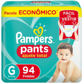 Fralda Calça Pampers Pants Tamanho G - 94 Unidades na Casas Bahia