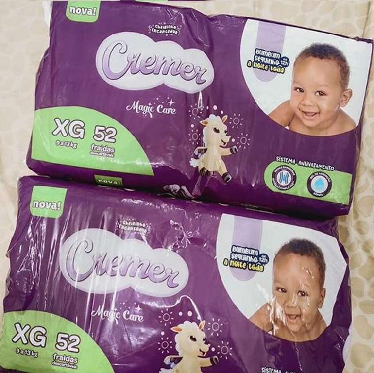 Fralda Cremer Hiper XG 52 Unidades na Amazon