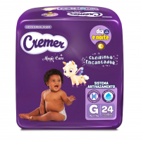 Fralda Cremer Jumbo G 24 Unidades na Amazon