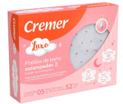 Fralda Cremer Luxo Estampa Feminina – 5 Unidades na Amazon