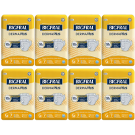 Fralda Descartável Geriátrica Bigfral Derma Plus Tamanho G - 56 Unidades na Casas Bahia