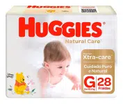 Fralda Huggies Natural Care G – 28 Unidades na Casas Bahia