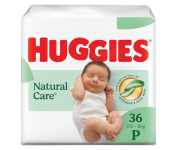 Fralda Huggies NATURAL CARE P 36 unidades na Amazon