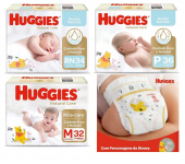Fralda Huggies NATURAL CARE RN 34 unidades na Amazon