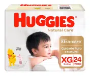 Fralda Huggies Natural Care XG – 24 Unidades na Casas Bahia