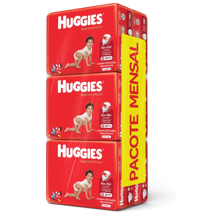 Fralda Huggies Supreme Care G – 192 Fraldas na Amazon