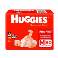 Fralda Huggies Supreme Care M 80 Unidades na Magazine Luiza