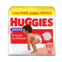 Fralda Huggies Supreme Care Roupinha M 100 Unidades na Pague Menos