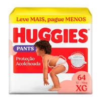 Fralda Huggies Supreme Care Roupinha XG 64 Unidades na Drogaria São Paulo