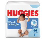 Fralda Huggies Tripla Proteção P – 46 fraldas na Amazon