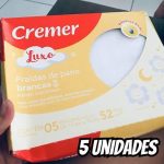 Fralda Luxo Branca 70 x 70 cm PC com 5 Unidades, Cremer na Amazon