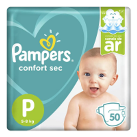 Fralda Pampers Confort Sec P 50 unidades na Amazon