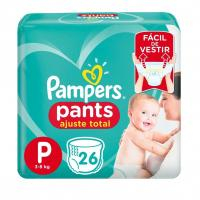 Fralda Pampers Pants Ajuste Total P 26 Unidades na Americanas