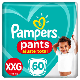 Fralda Pampers Pants Ajuste Total Tam XXG - 60 Unidades na Drogaria Venancio