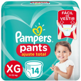 Fralda Pampers Pants Ajuste Total XG - 14 Unidades na Americanas