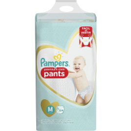 Fralda Pampers Pants Premium Care M - 124 Unidades na Amazon