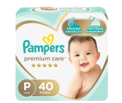 Fralda Pampers Premium Care P – 40 fraldas na Amazon
