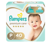 Fralda Pampers Premium Care P – 40 fraldas na Amazon