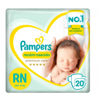Fralda Pampers Premium Care RN - 20 Fraldas na Amazon