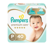 Fralda Pampers Premium Care Tamanho P 40 Unidades na Amazon