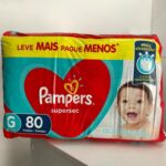 Fralda Pampers Supersec G – 80 fraldas na Amazon