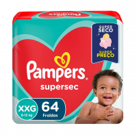 Fralda Pampers Supersec XXG - 64 Fraldas na Amazon