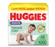 Fralda Pants Premium Natural Huggies – Care XXG – 52 Fraldas na Amazon
