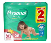 Fralda Personal Baby Protect e Sec XG Mega 9x28pads Leve 28 pague 26 Unidades na Amazon