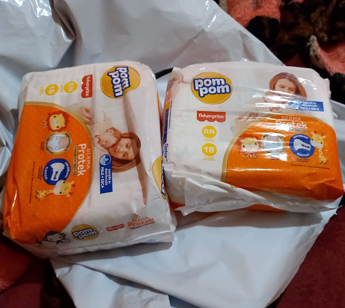 Fralda Pom Pom Derma Protek Jumbinho RN 18 Unidades na Amazon