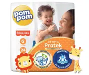 Fralda Pom Pom Derma Protek Jumbo G 24 Unidades na Amazon