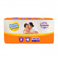 Fralda Pom Pom Protek Proteção De Mãe Hiper XG 60 Unidades na Amazon