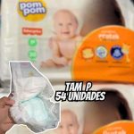 Fralda Pom Pom Protek Proteção de Mãe Mega P 54 Unidades na Amazon
