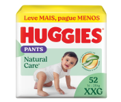 Fralda Premium Roupinha Natural Care XXG – Huggies – 52 Unidades na Amazon