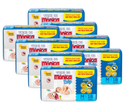 Fralda Turma da Monica Baby Jumbinho M 144 Unidades na Amazon