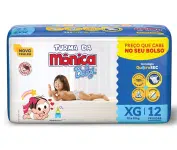 Fralda Turma da Monica Baby Jumbinho XG – 12 Unidades na Amazon